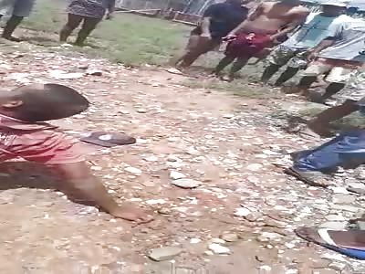 THIEF RECEIVING PUNISHMENT