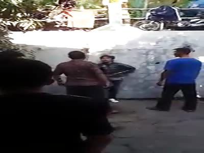 thief brutally beaten