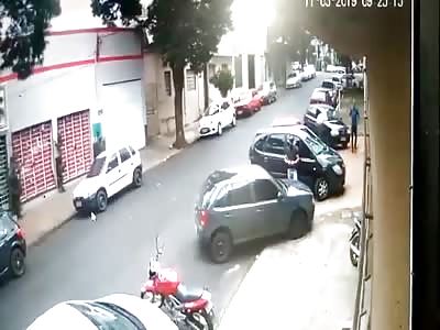 Guy With Fake Gun Gets Ass Beat