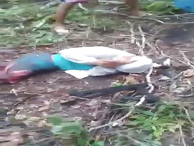 MAN RECEIVES PUNISHMENT