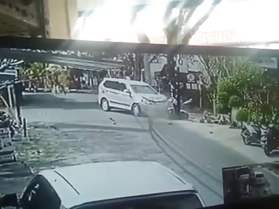 ACCIDENT OF MOTORCYCLIST