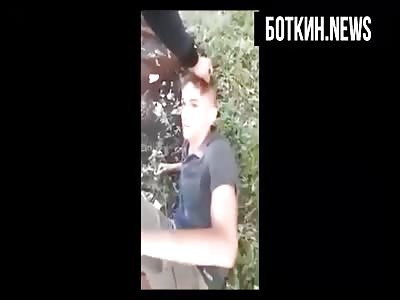 MAN PUNISHED AND FORCED TO TAKE URINE