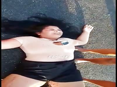 ACCIDENT: Fat Guy and Thick Woman 