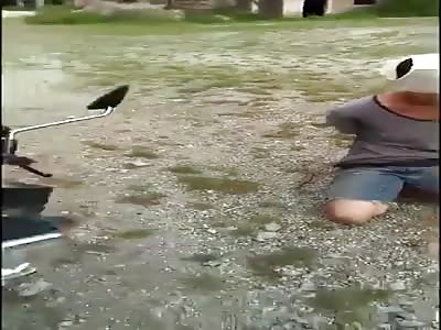 MAN HUMILED FOR STEALING INNER CLOTHING