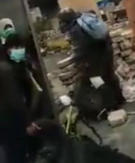 Ecuador Protestor Shot in the Head