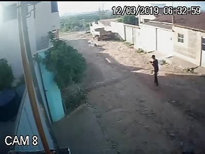 Running Man Gunned Down From Behind By a Good Shooter