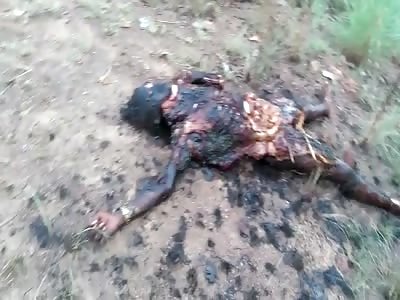 Burned and Gutted Corpse Found