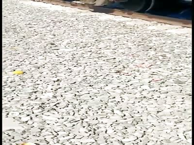 DEAD MAN UNDER THE TRAIN