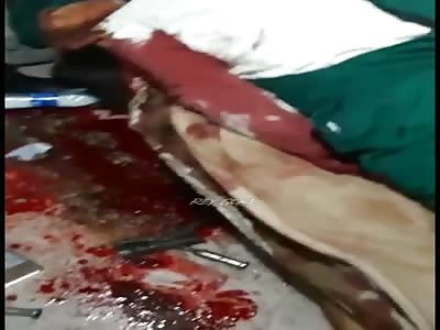 BODY OF DEAD MAN IN HIS BED