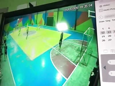 MURDER IN SOCCER GAME