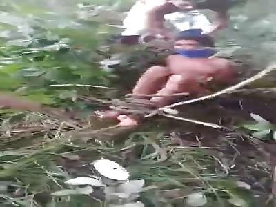 Young Thief Take a Stick Beatdown