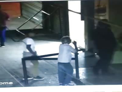 YOUNG FALL KICKED BY HIT