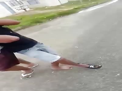 THIEF RECEIVING PUNISHMENT