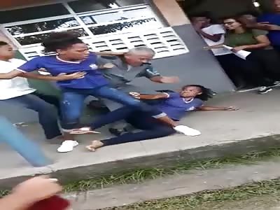 s fighting in the street.