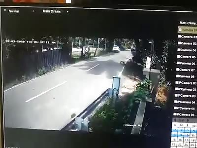 DAMN! Biker Gets Sent into the Stratosphere.