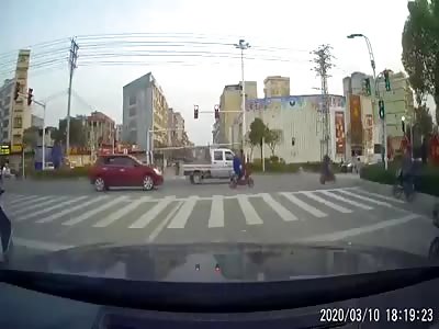ACCIDENT OF MOTORCYCLIST