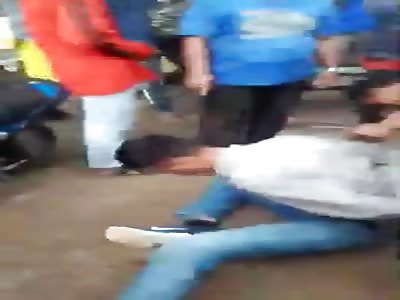 THIEF RECEIVING PUNISHMENT