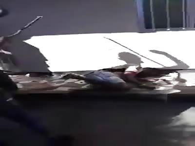 THIEF RECEIVING PUNISHMENT