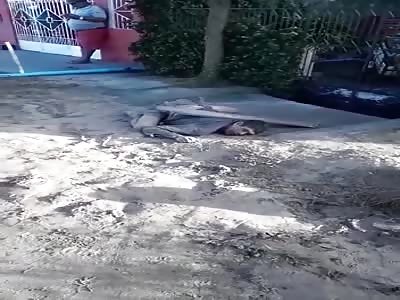 body of dead man in Umbauba municipality