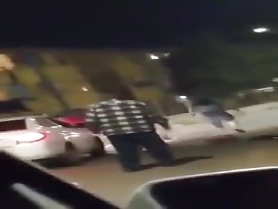 woman gets brutal kicks