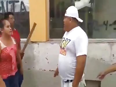 fat boy receive sticks tratament