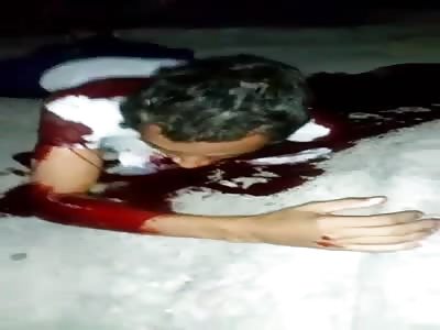 Shit!  Thief dying after punishment