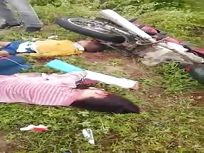 ACCIDENT OF MOTORCYCLIST