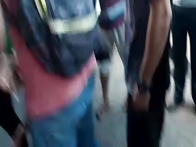 Black thief receives punishment