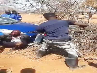 2 thief brutally beaten
