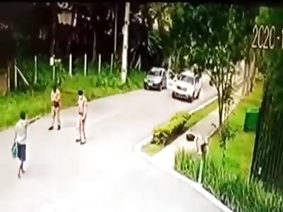 You must not challenge the police, asshole