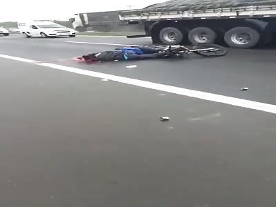 Not even the helmet will save you brother