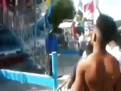 Blacks turn amusement park into war zone