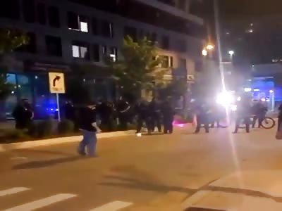 WORLD WAR N: Shot in the face with tear gas launcher