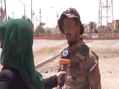 The popular Iraqi hero crowd Explosion of a bomb