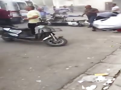 Rocket Attack on Turkish Civilians From YPG.