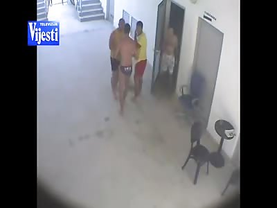 Fight in Swimming Pool 