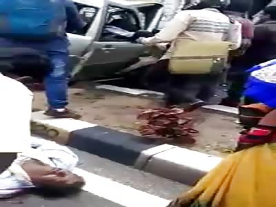 Bangalore airport  accident
