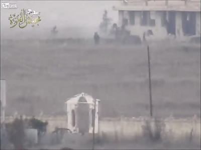 TOW Strike on Tank with a lot of Akbars!!