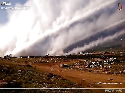 MASSIVE Rocket Barrage On ISIS...