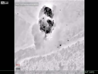 Intensive footage by Russian drone of SAA bombardments Northern Lattakia