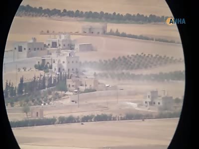 The Coalition Airstrike on another ISIS HQ inside Manbij 11 6 2016 