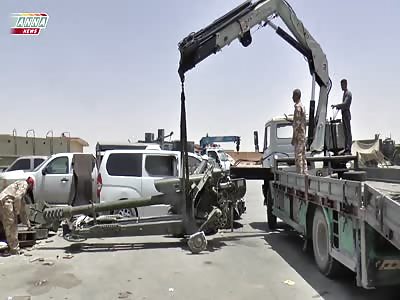 Syrian Army combats ISIS on Raqqa-Ithriyah road