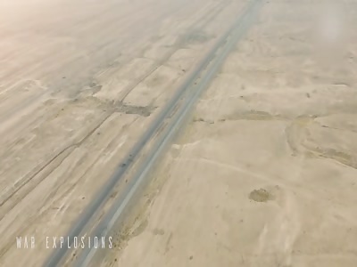 ISIS drone footage of double VBIED attack against 2 ISF outposts 