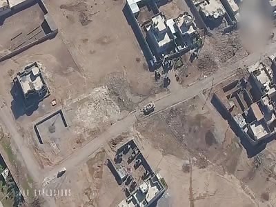 ISIS suicide car bomb vs Iraqi M1 Abrams (+ lots more) // Drone // Battle For Mosul 