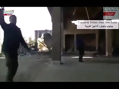 Extermination of Terrorists in Aleppo with fire