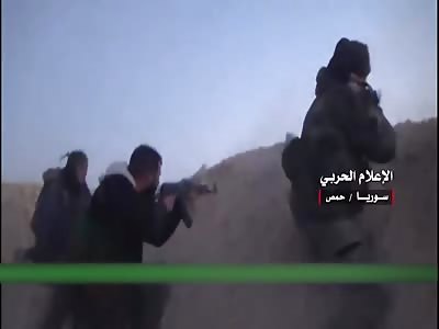 Battle for T-4 Airbase. Fighting the Syrian army against ISIS bandits.