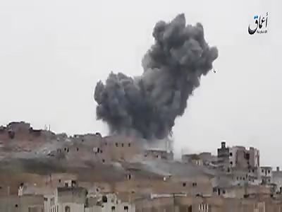 Turkish fighter jets attack in the town of Al chapter of Syria