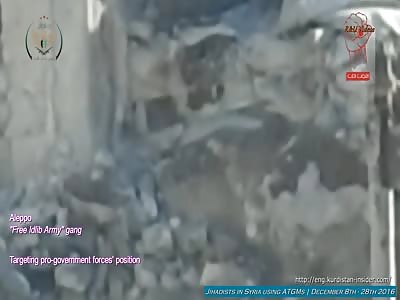 Jihadists in Syria using guided missiles | December 8th -28th 2016