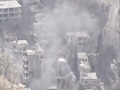 Footage of Syrian army operation in support of RuAF against IS Jihadists in east Homs 