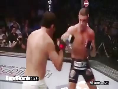 Bloody Gory UFC Match: Melendez vs Sanchez